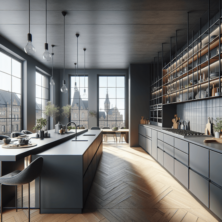 anthrazitfarbene Design Küche-Bremen