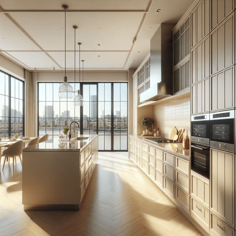 beige Industrielle Küche-Bremen