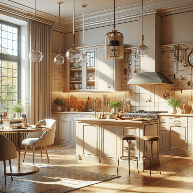 beige Küche im Art-Deco-Stil-Bremen