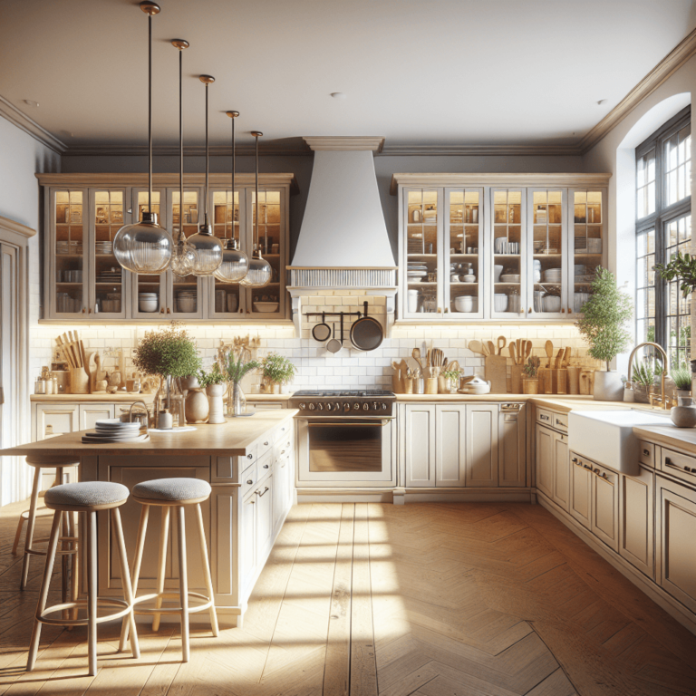 beige Küche im Bauernhausstil-Bremen