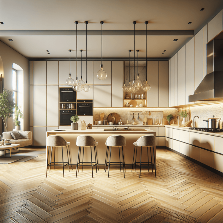 beige Küche in L-Form-Bremen