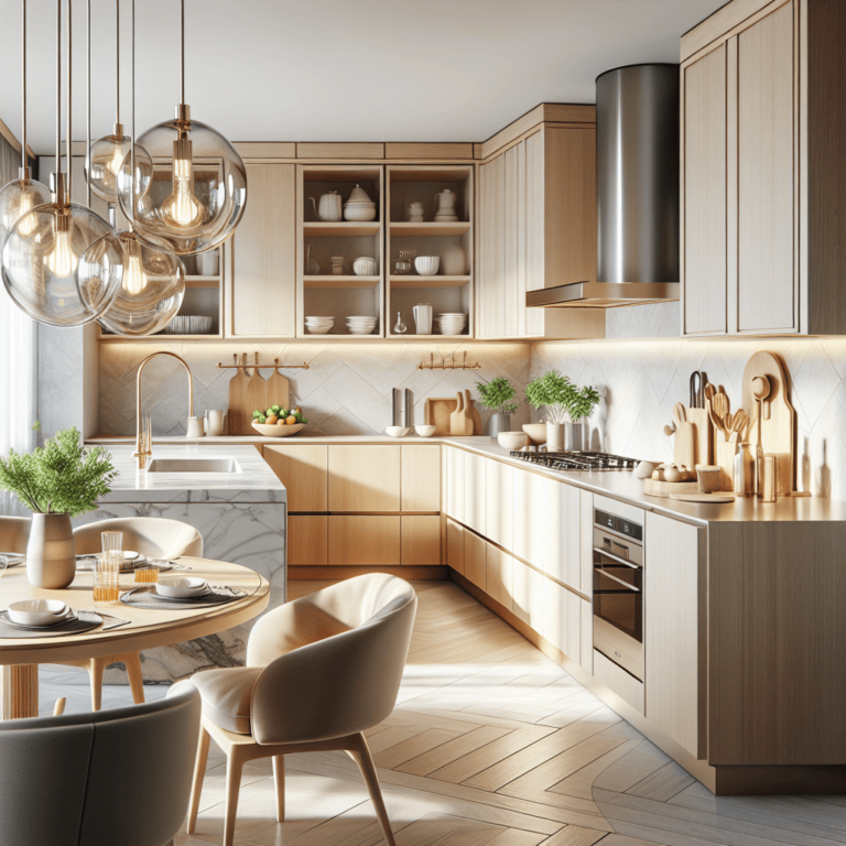 beige Schwebende Küche-Bremen