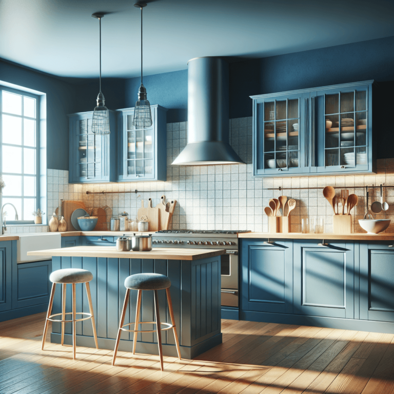 blaue Barrierefreie Küche-Bremen