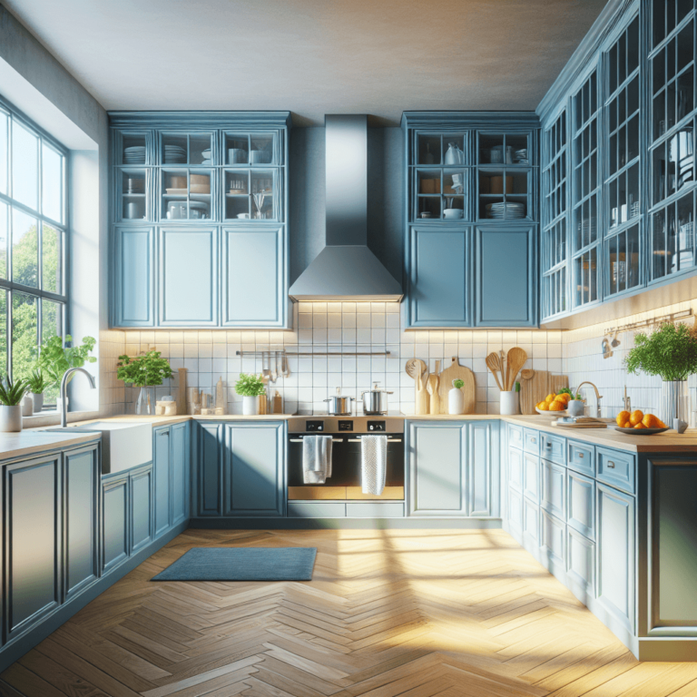 blaue Komplett Küche-Bremen