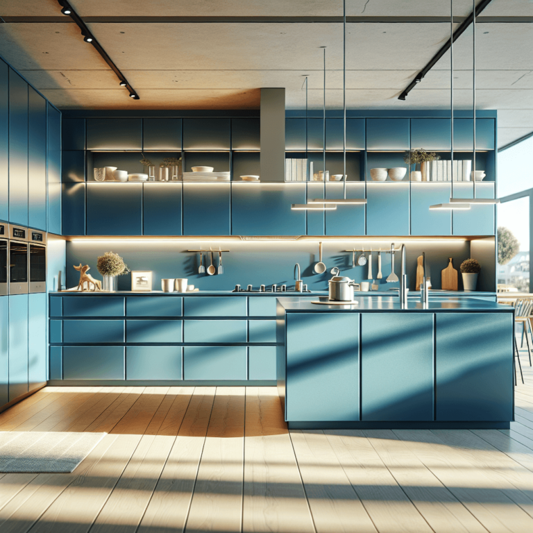 blaue Modulare Küche-Bremen