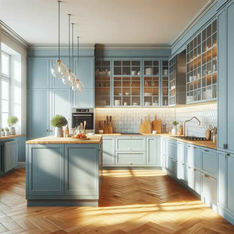 blaugraue Modulare Küche-Bremen