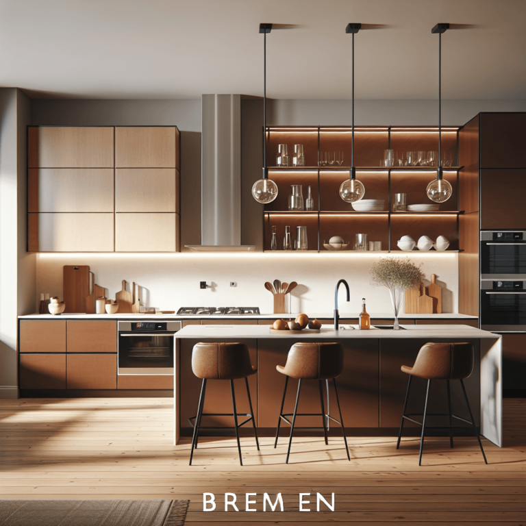 braune Amerikanische Küche-Bremen