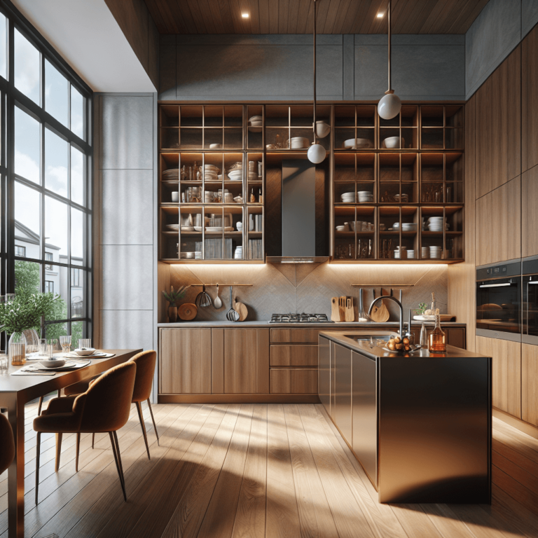 braune Anrichte Küche-Bremen