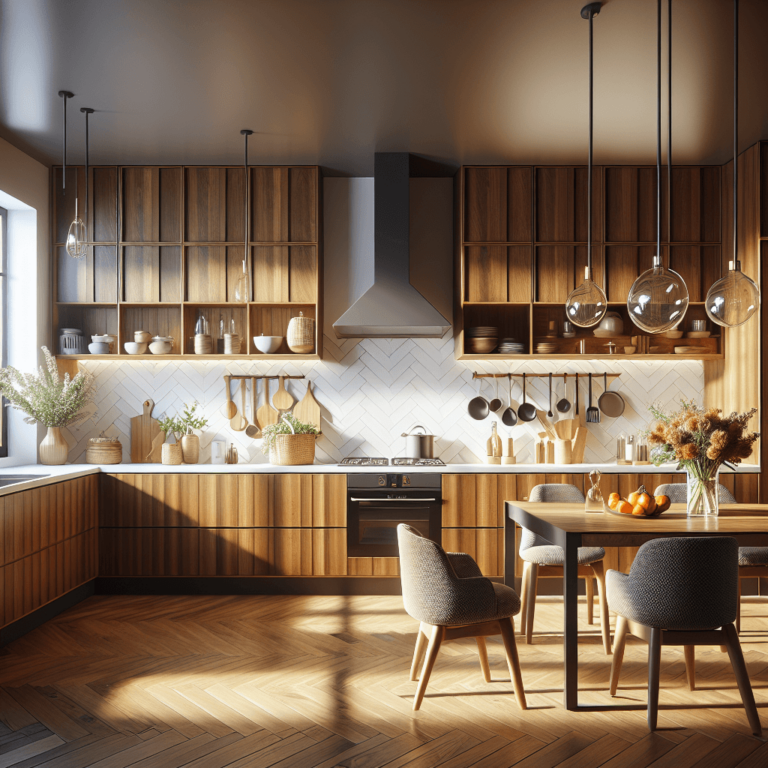 braune Freistehende Küche-Bremen