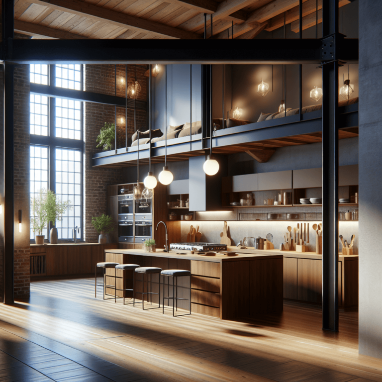 braune Küche im Loftstil-Bremen