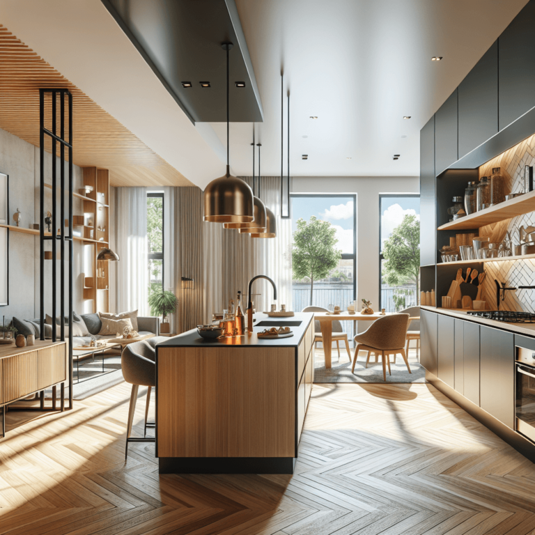 bunte Freistehende Küche-Bremen