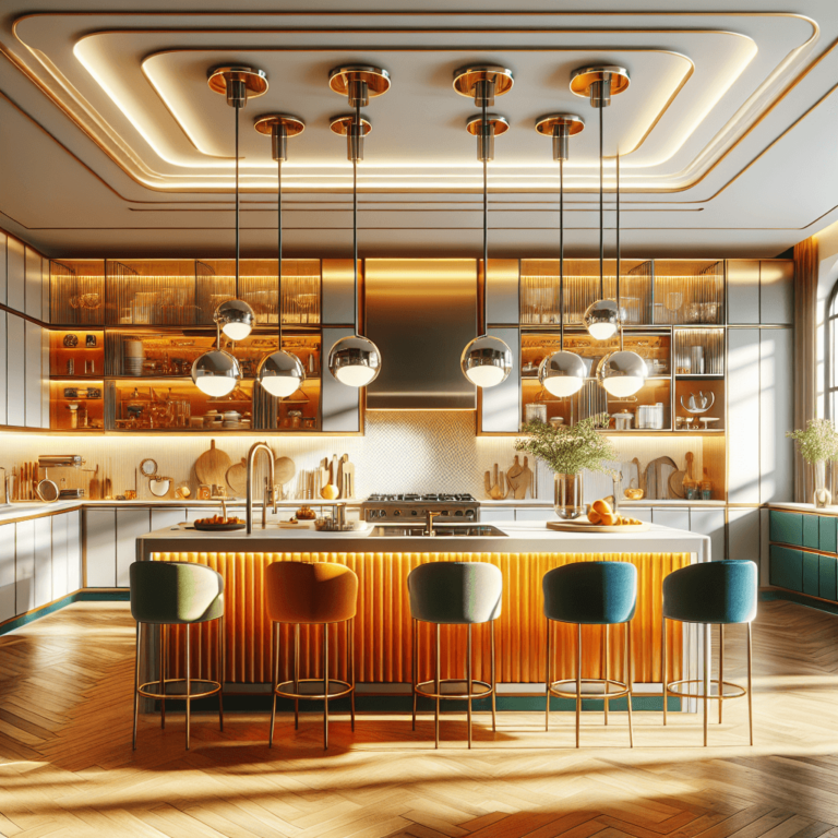 bunte Küche im Art-Deco-Stil-Bremen