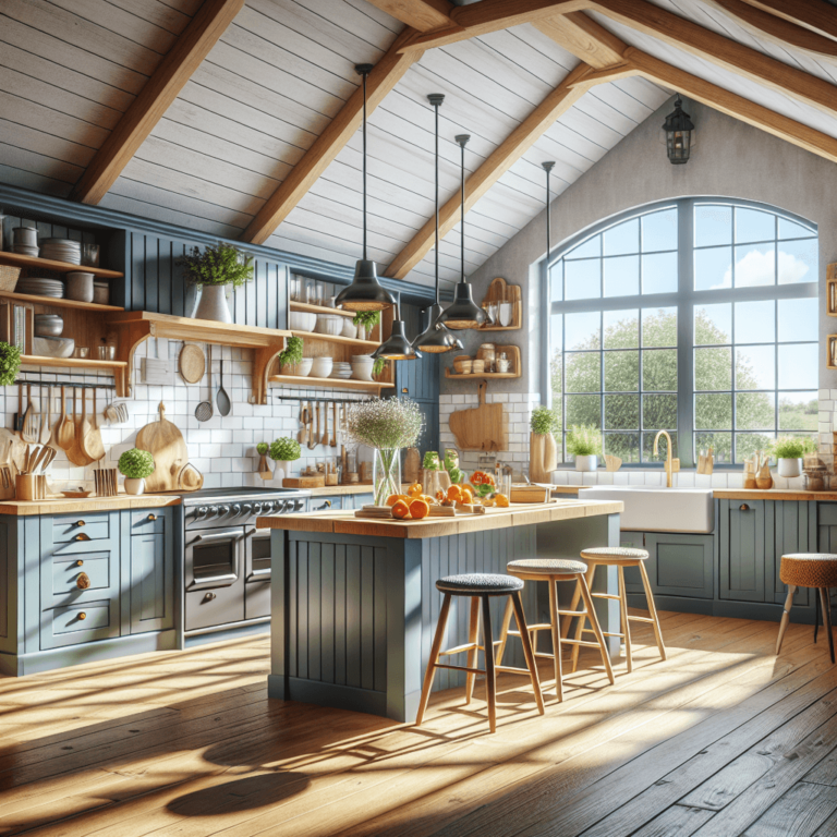 bunte Küche im Bauernhausstil-Bremen