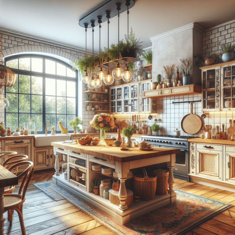 bunte Küche im Shabby Chic Stil-Bremen