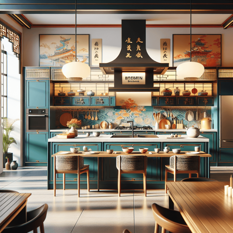 bunte Küche im asiatischen Stil-Bremen