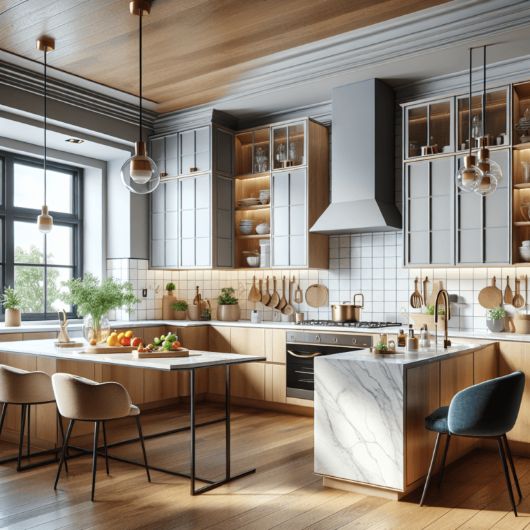 bunte Küche in L-Form-Bremen