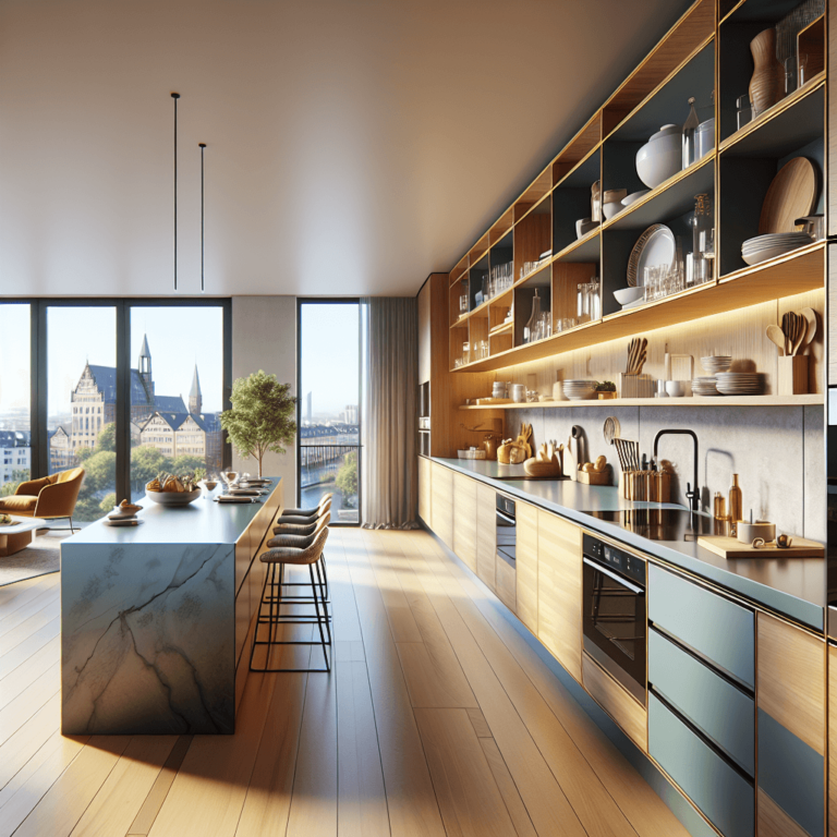 bunte Schwebende Küche-Bremen