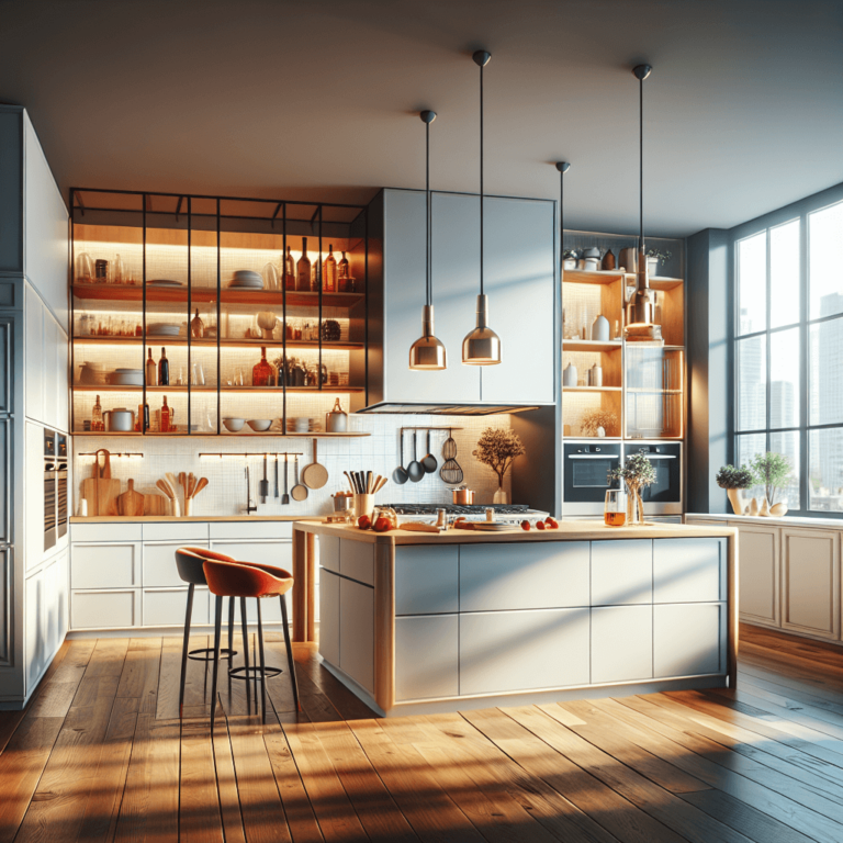 bunte einzeilige Küche-Bremen