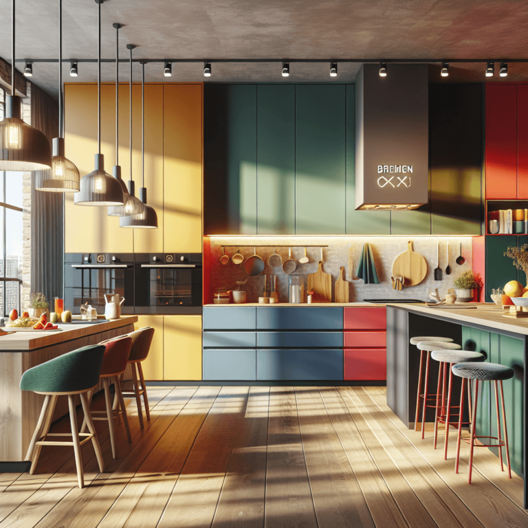 bunte mehrzeilige Küche-Bremen