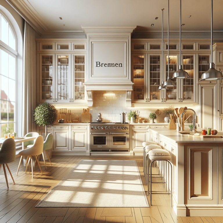 cremefarbene Amerikanische Küche-Bremen