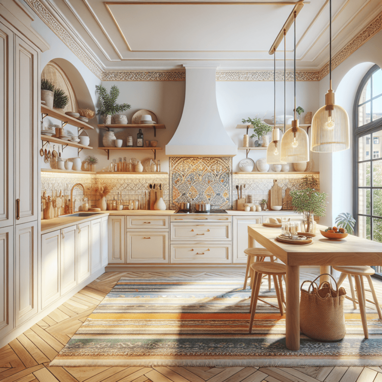 cremefarbene Boho Style Küche-Bremen