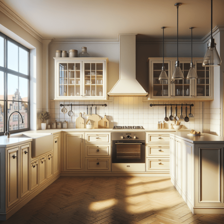 cremefarbene Industrielle Küche-Bremen