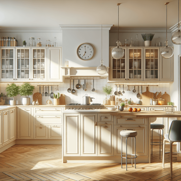 cremefarbene Retro Küche-Bremen