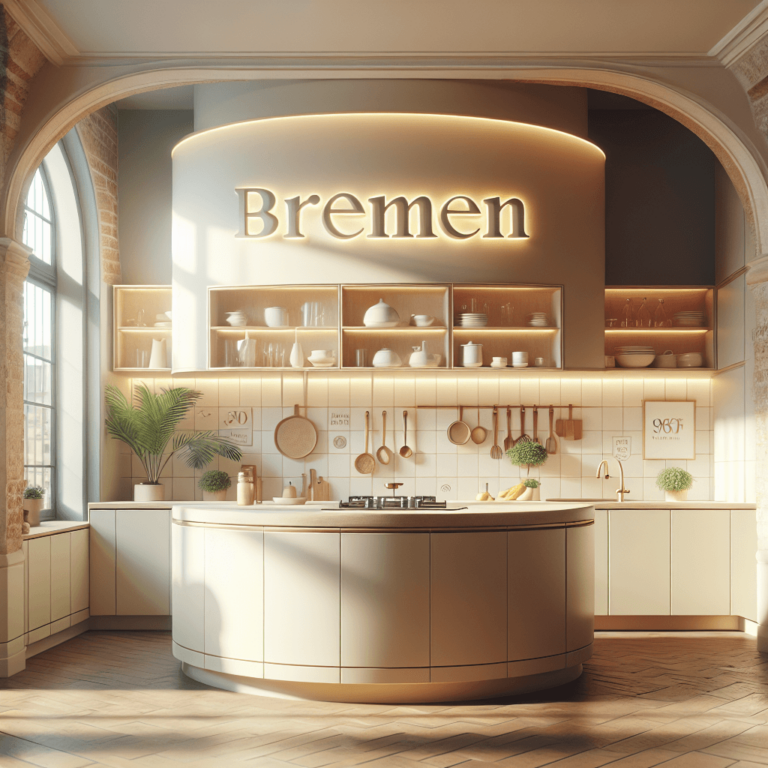 cremefarbene Rondell Küche-Bremen