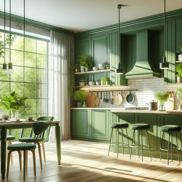 grüne Barrierefreie Küche-Bremen