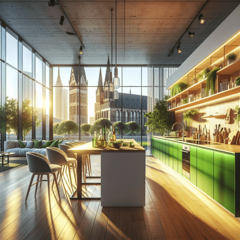 grüne Design Küche-Bremen