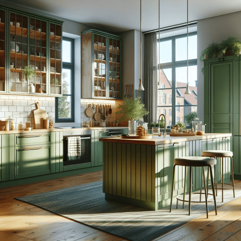 grüne Einbauküche-Bremen