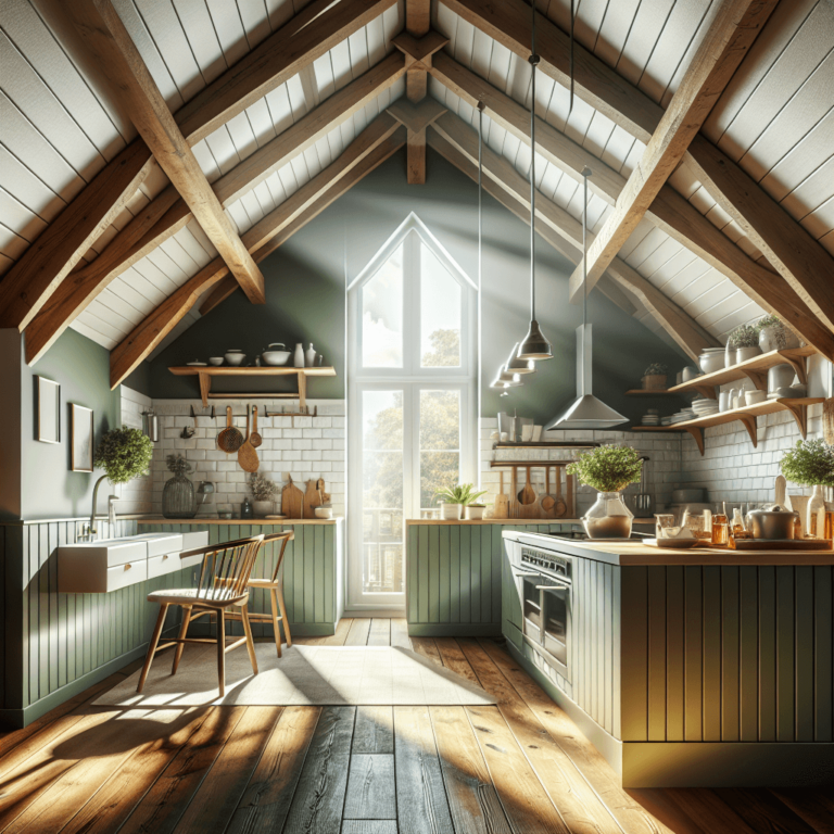 grüne Küche für Dachschräge-Bremen