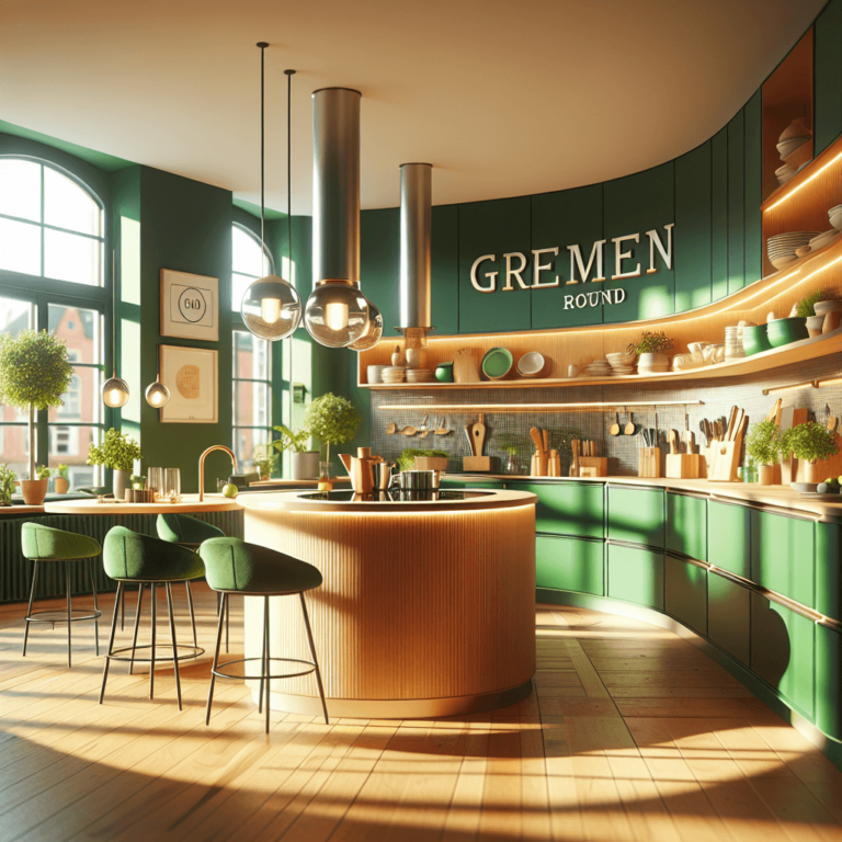 grüne Rondell Küche-Bremen