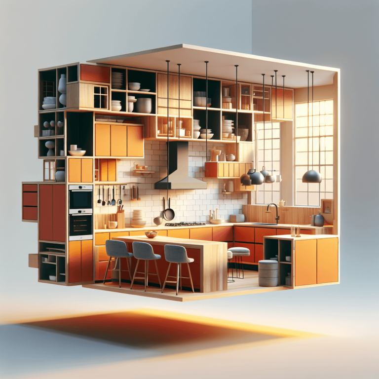 grüne Schwebende Küche-Bremen