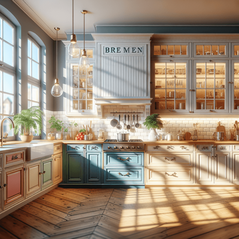 hochglanz Küche im Vintage Chic Stil-Bremen