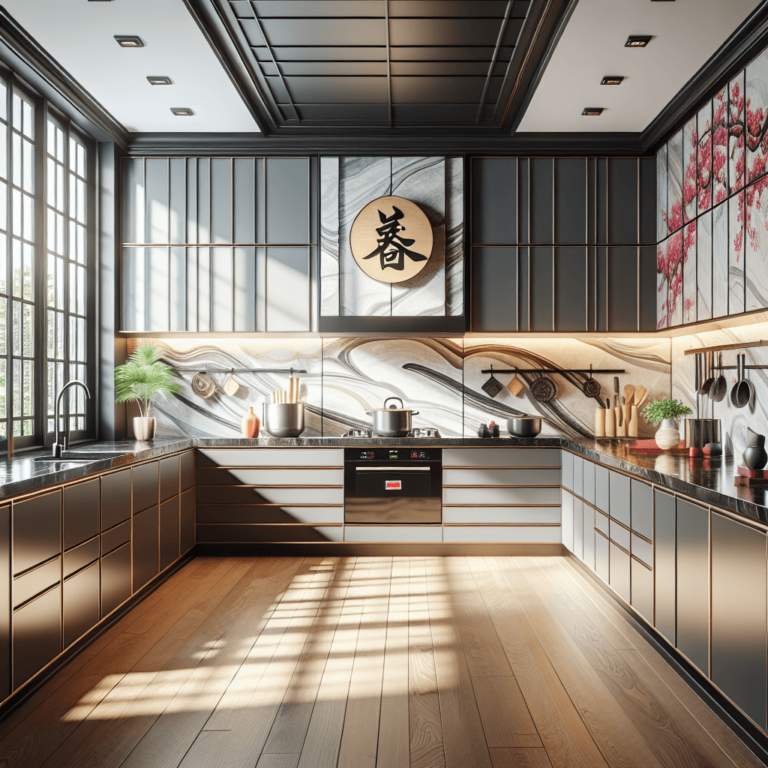 hochglanz Küche im asiatischen Stil-Bremen