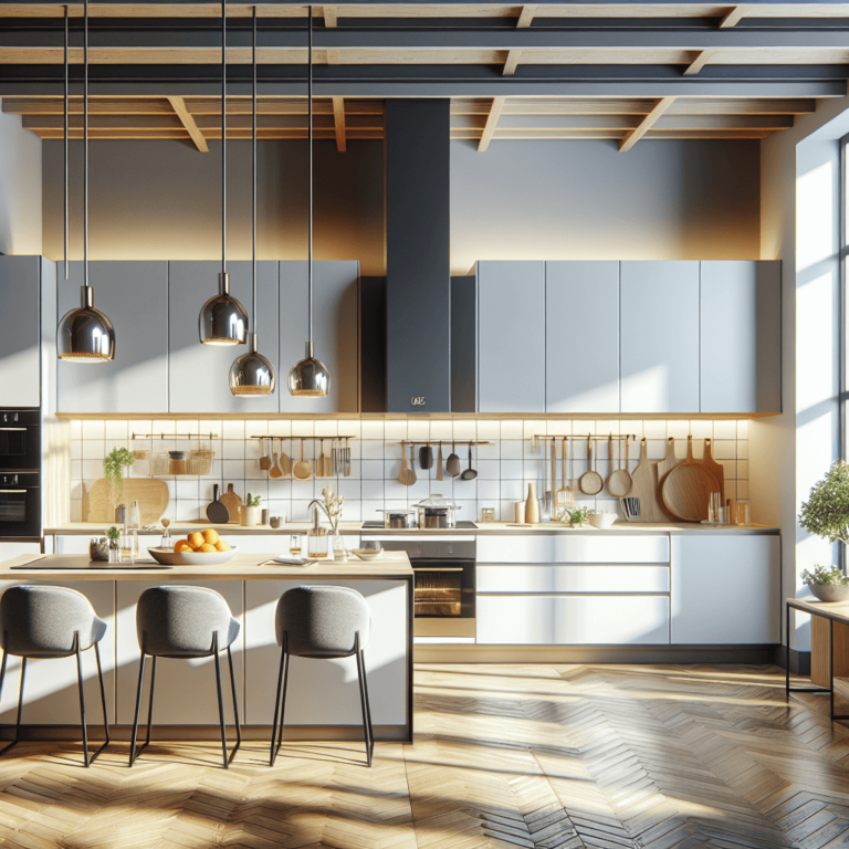 hochglanz Küche im skandinavischen Stil-Bremen