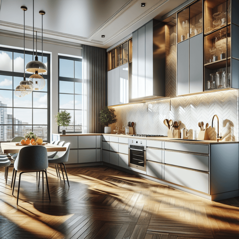 hochglanz Küche in L-Form-Bremen