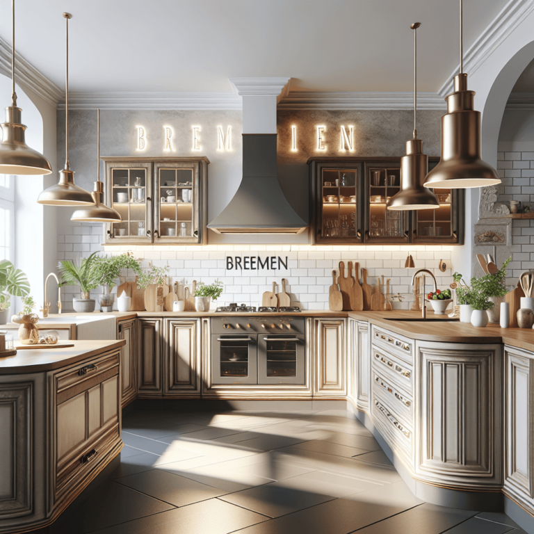 matte Küche im Vintage Chic Stil-Bremen