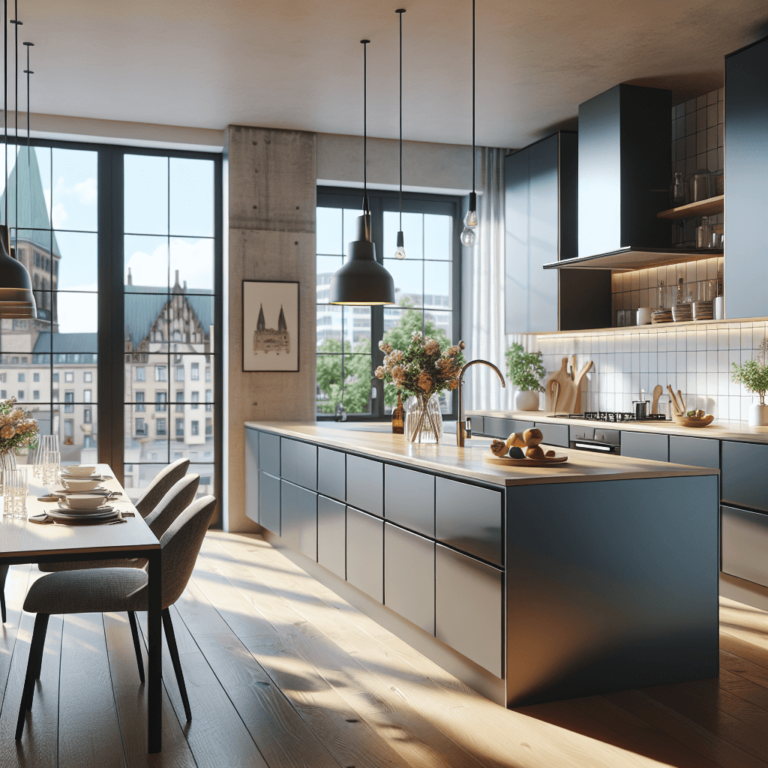 matte Küche im skandinavischen Stil-Bremen