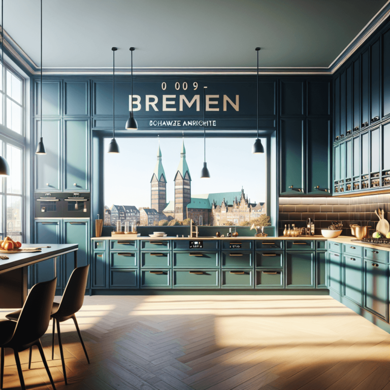 schwarze Anrichte Küche-Bremen