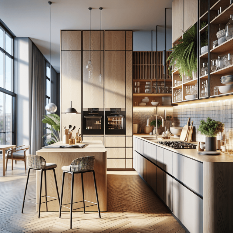 schwarze Freistehende Küche-Bremen