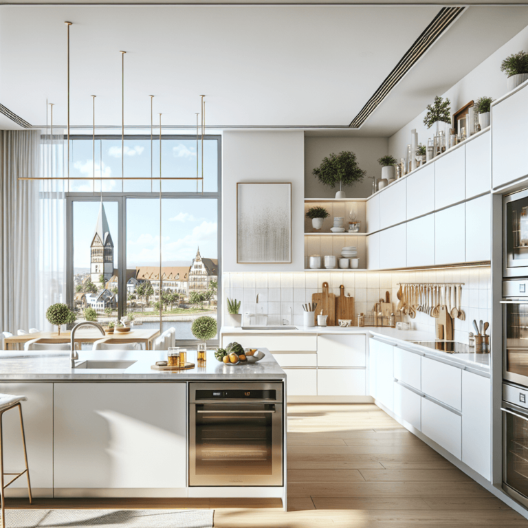 weiße Amerikanische Küche-Bremen