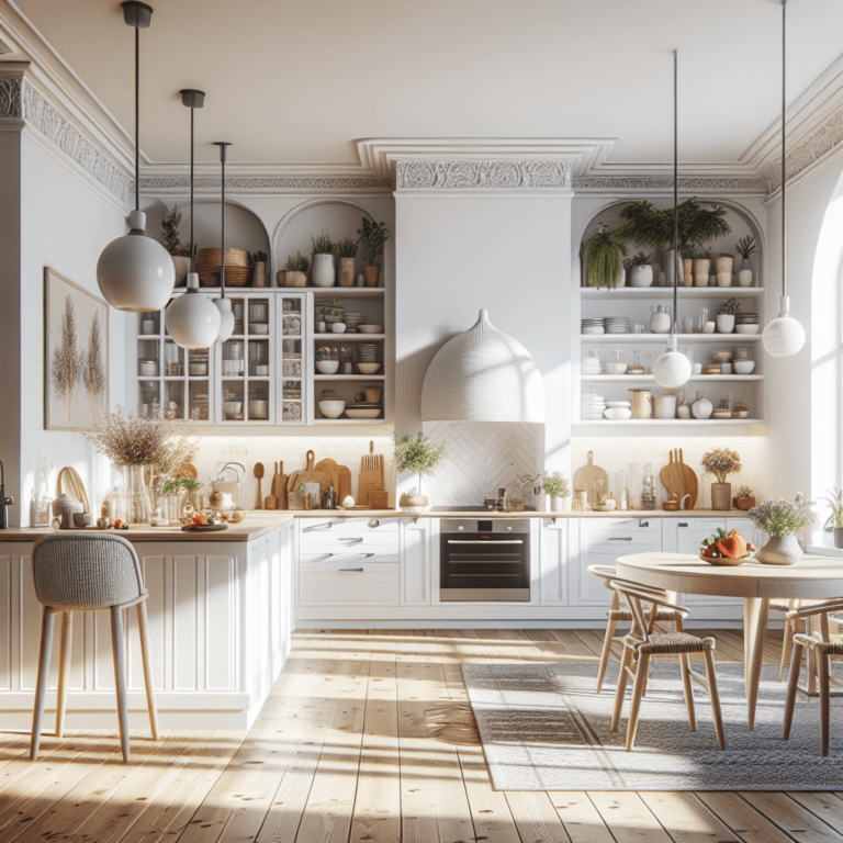 weiße Boho Style Küche-Bremen