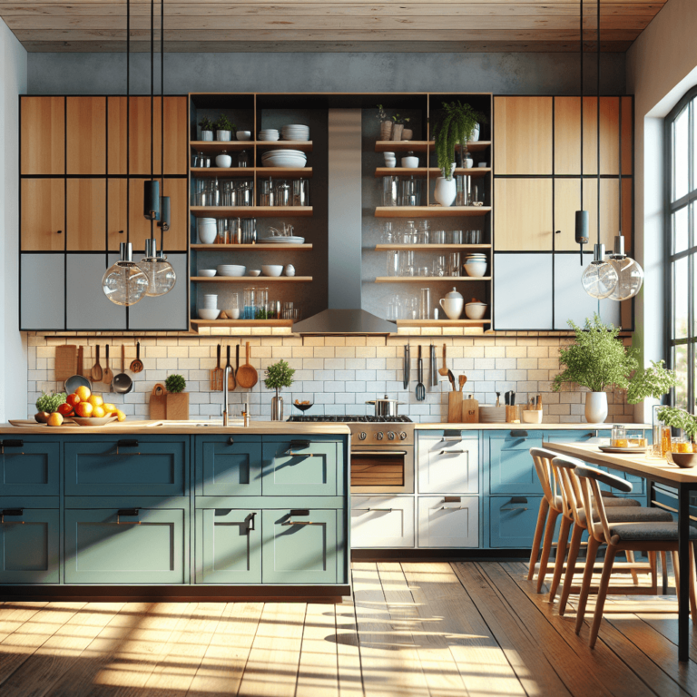 weiße Freistehende Küche-Bremen