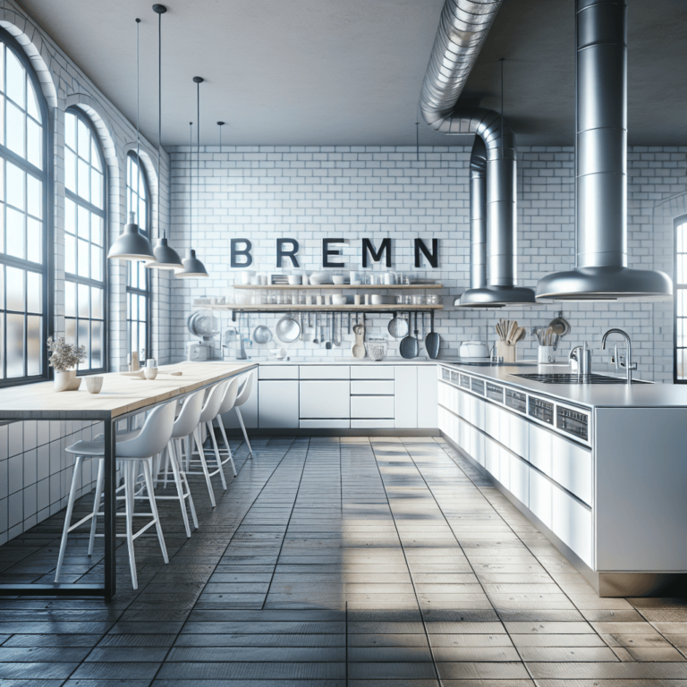 weiße Industrielle Küche-Bremen