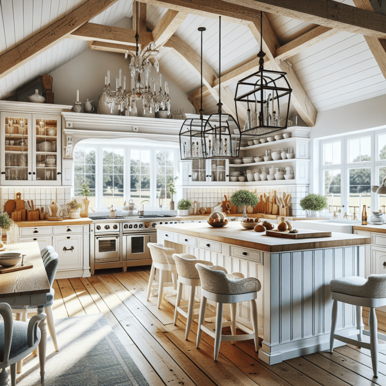 weiße Küche im Bauernhausstil-Bremen