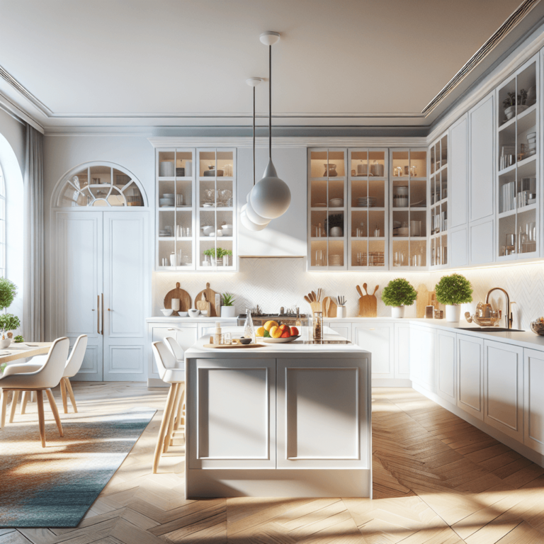 weiße Wohnküche-Bremen