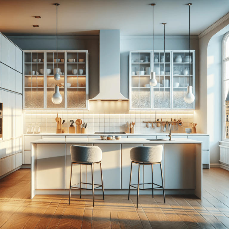 weiße mehrzeilige Küche-Bremen